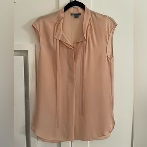 Vince light pink silk blouse